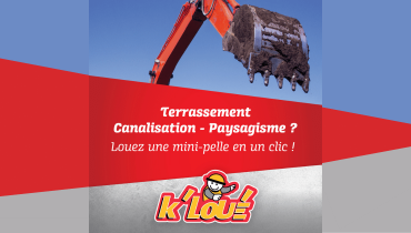 Location mini-pelle K'loué