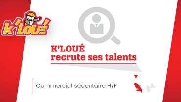 Poste de Commercial sédentaire H/F chez K’LOUÉ, expert de la location de matériels professionnels