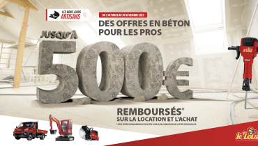 OFFRE EN BETON POUR LES PROS !