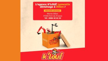 DÉMÉNAGEMENT ! Nous vous donnons rendez-vous à la NOUVELLE AGENCE de Morne Dillon ! K'LOUÉ Martinique & Guadeloupe.
