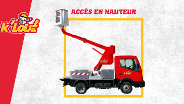 Accès en hauteur: besoin d’une solution adaptée ? Contactez K'LOUE dès maintenant !