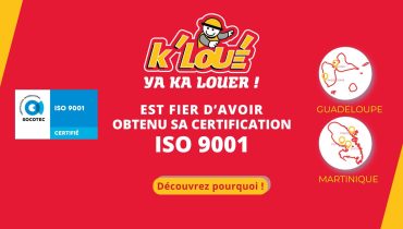K’LOUÉ Martinique Guadeloupe : Certification ISO 9001 par SOCOTEC, un gage de qualité